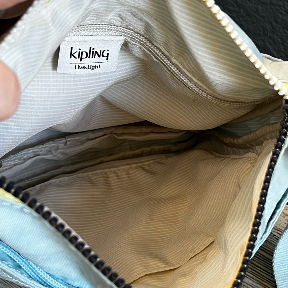 Kipling Sebastian Sky Blue Crossbody Bag - Picture 6 of 12